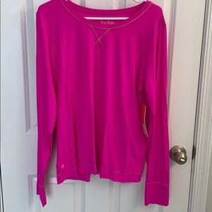 Lilly Pulitzer xl upf swim shirt meryl nylon renay